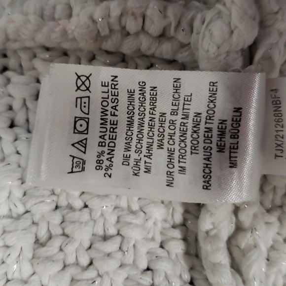 (3-6M) Cynthia Rowley Baby Crochet Flower Sparkly Knit Cottagecore Weave - Picture 6 of 8